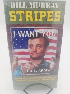Stripes (VHS, 1997) Bill Murray 80s Comedy Movie New Factory Sealed - Picture 1 of 8