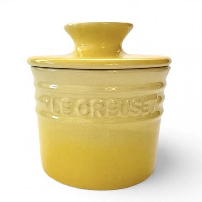 LE CREUSET Stoneware Butter Bell Crock in SOLEIL - Yellow Discontinued Color - Image 1 of 4