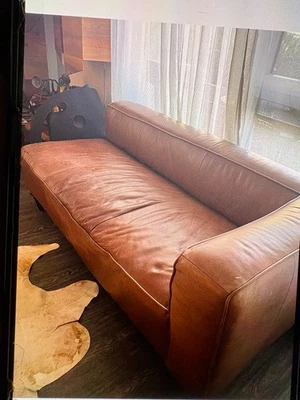 Artículo Sofás de cuero con secciones de esquina del brazo izquierdo (x2) Mello Taos marrón  Foto 1 de 2