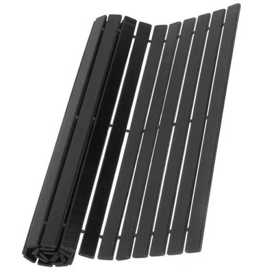 竹浴垫防滑浴室地毯天然木制地板垫淋浴水疗... — 第 1/4 张图片