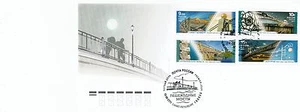 Russia 2011 Pedestrian Bridges set-4 stamps on FDC - Picture 1 of 1
