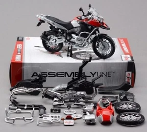 Maisto 1:12 BMW R1200GS Assemble DIY Motorcycle Bike Model Toy Red New In Box - Picture 1 of 4