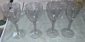 Fostoria 20er Jahre Deko Glas Wasser/Wein Starburst Kelche - 4 - Bild 1 von 14