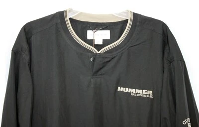 Hummer Pullover Jacket Coat Cutter & Buck Embroidered Windbreaker Black New L - Image 1 of 4