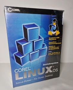 Corel Linux OS Betriebssystem Vollversion 3,5'' Diskette CD ROM BIG BOX Seald #2 - Bild 1 von 9
