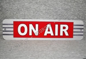 Blechschild ON AIR Radio Show Sender Sendung Live Fernsehen Podcast Raum TV - Bild 1 von 2