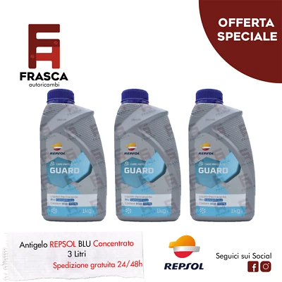 Liquido Antigelo Refrigerante Blu Puro Concentrato Repsol 3 Litri - Imagen 1 de 3