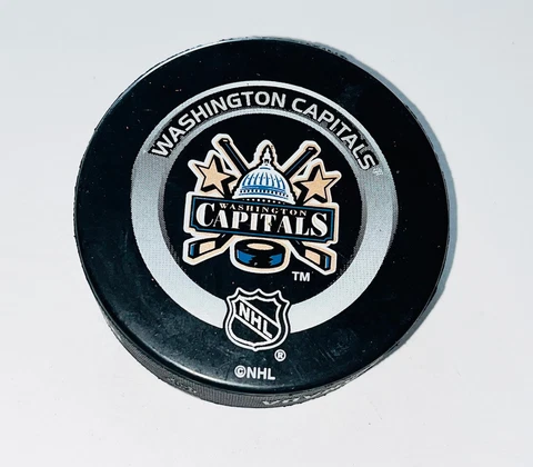 Washington Capitals Official NHL Hockey Game Puck Inglasco Cover