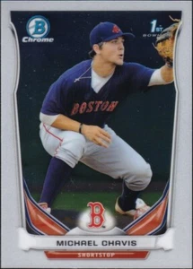 2014 Bowman Draft Picks & Prospects Chrome #CDP22 - Michael Chavis Rookie - Foto 1 di 4