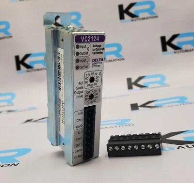 Convertidor de voltaje a corriente Delta VC2124 200mA 24VDC 5A Foto 1 de 4