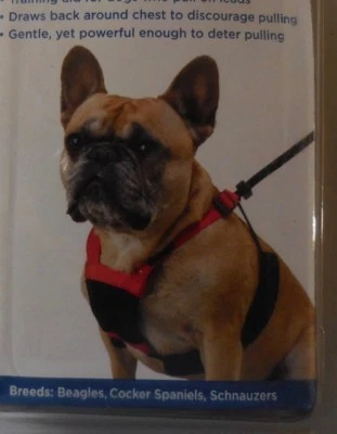 Arnés Petco Antitirador Ajustable Color Negro/Rojo Talla Mediana (12"-17" 30-43cm)  Foto 1 de 4