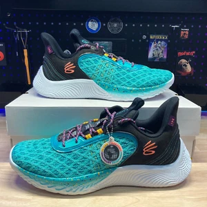 *Under Armour UA Curry Flow 9 Black History Month BHM grün schwarz weiß Gr. 15* - Bild 1 von 14