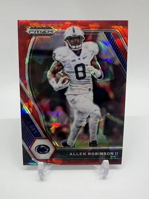 ALLEN ROBINSON NCAA 2021 Panini Prizm Draft Picks Red Cracked Ice #41 - Image 1 of 2