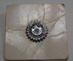 Vintage Masonic Kansas AF& AM 25 Year Member Lapel Pin - Mason Freemason - Picture 1 of 3