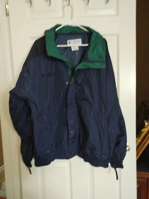 Vtg Columbia Sportswear Jacket Mens Sz XL Green/Navy Great Condition - Image 1 of 4