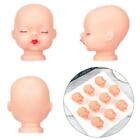 Accessories With Nipple Feeder Sleeping Baby Head Mini Doll Heads Red Pink Lips