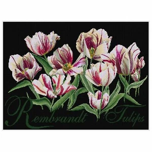 Cross-Stitch kit  Rembrandt Tulips 447-05  Thea Gouverneur - Picture 1 of 6