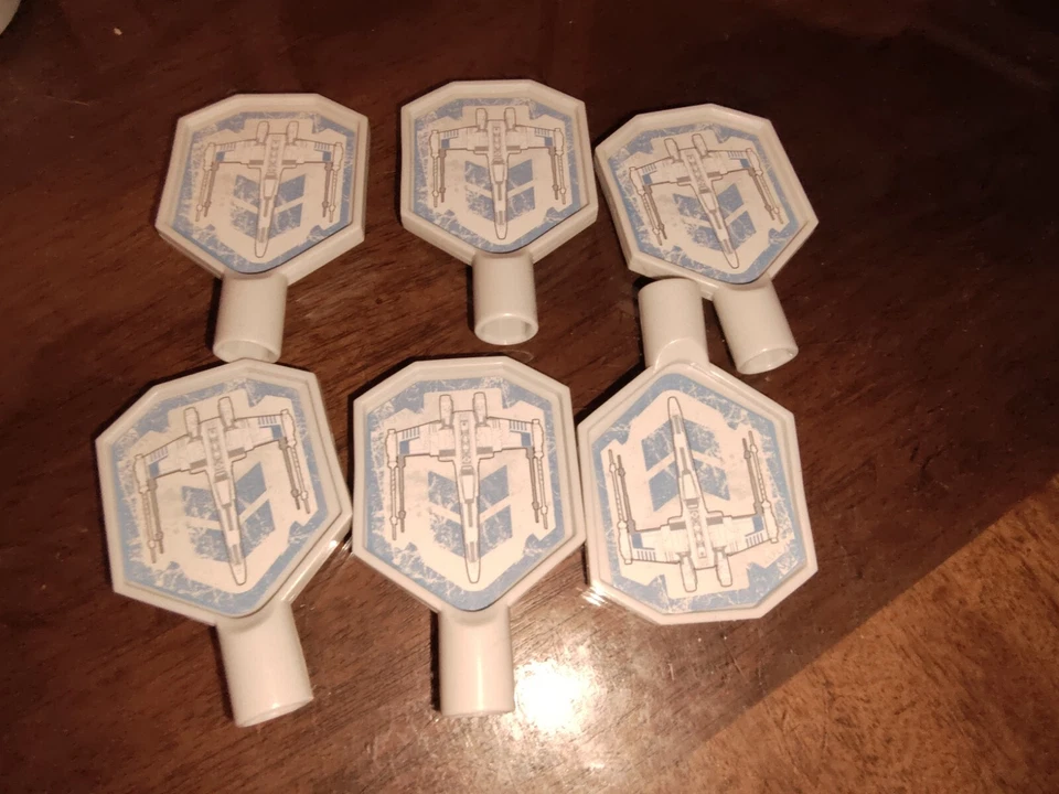 Star Wars Death Star Boom Boom Globo Juego 6 Azul X-Wing Starfighters Foto 1 de 1