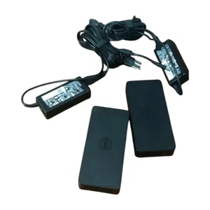 Lot Of 2 Dell D3100 USB 3.0 UHD Docking Station with power supply - Picture 1 of 4