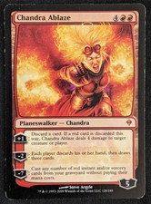 MTG 1x CHANDRA ABLAZE Zendikar (Good)