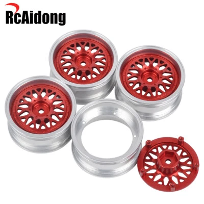 Aluminum 26mm Wheels Rims for 1/10 RC Drift On Road Car Tamiya TT02 HSP MST HPI - Image 1 of 4