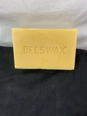 1 Pound Pure Beeswax - Golden Yellow Bees Wax - 1 block Free ship, Organic - Image 1 of 2
