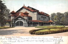 Columbus Ohio 1906 Postcard Amusement Park Olentangy Park Tehatre