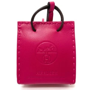 UNUSED HERMES Shopper Sac Orange strap charm Anyo Miro - Picture 1 of 10