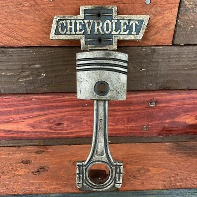 Chevrolet Working Door Handle With Antique Finish Chevy Auto Garage Bar Man Cave - Image 1 of 4