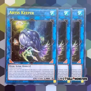 Yu-gi-oh! TCG 3x Abyss Keeper MP22-EN234 x3 Ultra Rare YUGIOH! WATER FISH NM - Picture 1 of 1