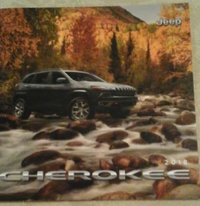 2018 Jeep Cherokee 34-page BIG Original Car Sales Brochure Catalog - Foto 1 di 1