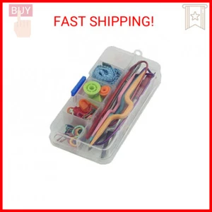 Dxhycc New Basic Knitting Tools Accessories Supplies with Case Knit Kit Lots - Picture 1 of 2