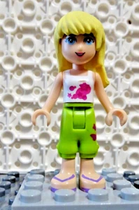 LEGO frnd028 Friends Stephanie - Lime Cropped Trousers, 3063, 3183, 30105, - Picture 1 of 4