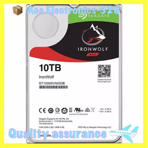 ST10000VN0008 Seagate IronWolf 3.5" 7.2K 10TB 256MB Internal Desktop NAS HDD - Picture 1 of 3