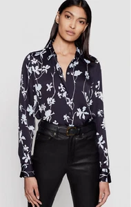EQUIPMENT sz S Essential Floral Shirt In Navy Eclipse Multi BRAND NEW - Picture 1 of 7
