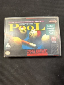 Super Nintendo CHAMPIONSHIP POOL Video Game - 79 - Picture 1 of 3