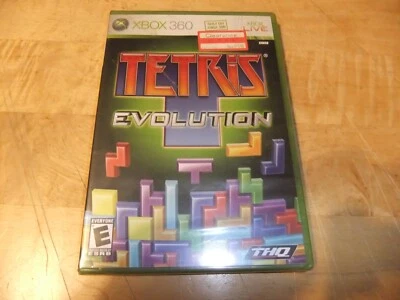 NEW Tetris Evolution (Microsoft Xbox 360, 2007) Complete SEALED CLEAN TIGHT - Image 1 of 3