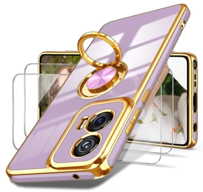 DPES NOT APPLY For Moto G Stylus 5G 2024 Case Built-in 360° Magnetic Kickstand/Screen Protector