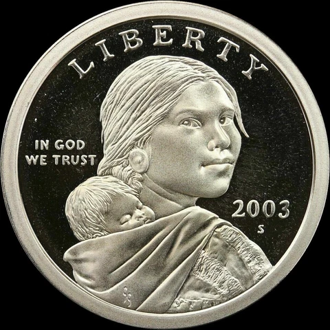 2003 S Sacagawea Dollar "Imperfect" PROOF US Mint Coin (Discounted!) Cover