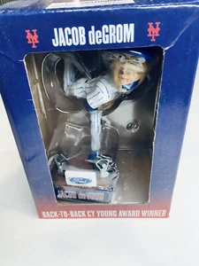 Jacob DeGrom Back To Back NL Cy Young Back To Back Bobble Head Figure - Error - Picture 1 of 7