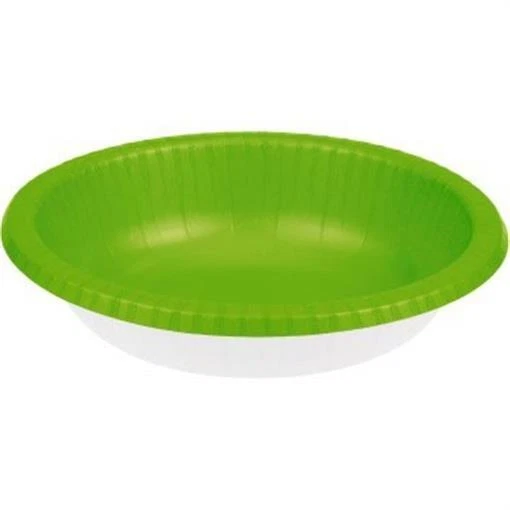 Lime Green Paper Bowls 20 oz 20 Pack Green Tableware Party Decorations Supplies - Image 1 of 1