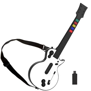 Wireless Controller for PC and PS3 - Guitar for Guitar Hero 3/4/5 and Rock Band - Picture 1 of 8