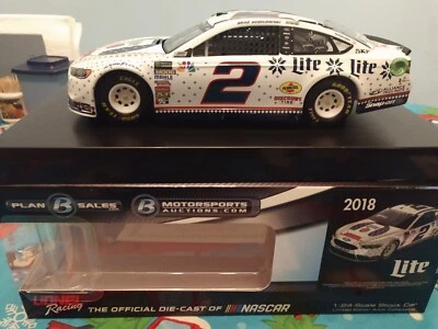Brad Keselowski #2 M. Lite Holiday Sweater Knitware #15/36 Autograph 1/24 2018 - Image 1 of 4