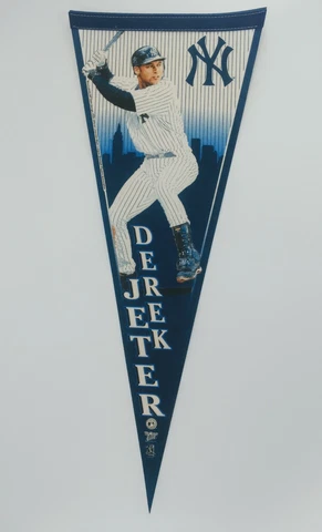RARE Derek Jeter 2004 Derek Jeter New York Yankees Felt Pennant Cover