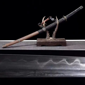 Espada Katana Samurai Japonesa Acero Templado Plegado Arcilla Tachi Listo para Batalla - Imagen 1 de 10
