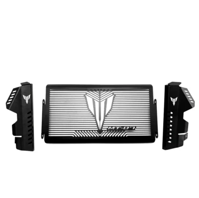 Radiator Grille Guard + Side Cover Protective For YAMAHA MT-07 FZ07 2014-2017 - Image 1 of 4