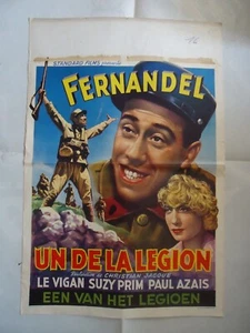 FERNANDEL/UN DE LA LEGION/ F12/affiche belge - Picture 1 of 1
