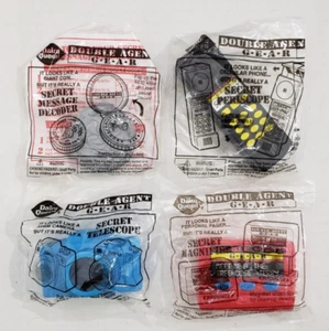 1997 Dairy Queen Double Agent Gear Kids Meal Toys Set of 4 - Picture 1 of 10
