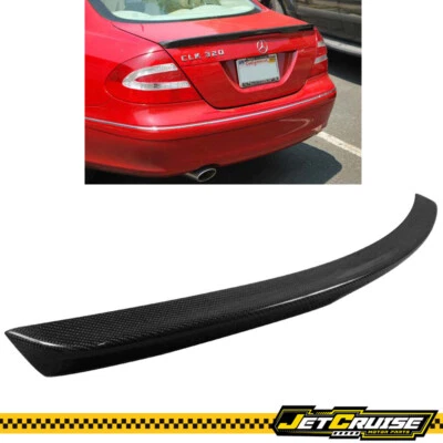 Спойлер задний багажник из углеродного волокна подходит для Benz CLK Benz C209 купе AMG 03–09 годов выпуска - Изображение 1 из 4