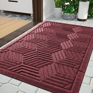 Front Entrance Door Mat, All-Season Heavy Duty Outdoor Indoor Entryway Floor Mat - Picture 1 of 8